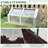 6' X 3' Greenhouse For Garden, Clear, Steel Frame, 2 Covers & Accessible Windows Clear Portable 3', Steel, Pe/Plastic Covers, Adjustable