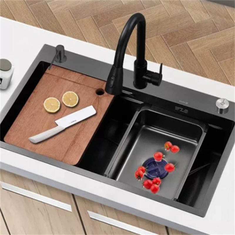 Évier de cuisine en acier inoxydable