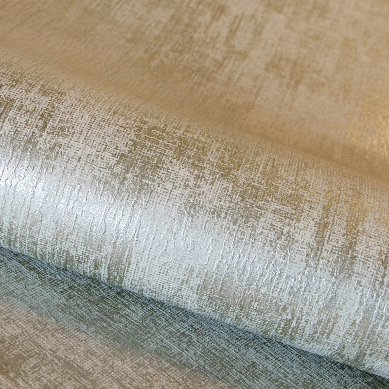 Rouleau de papier peint à motif de texture métallique univers Mercury, Crème, crème