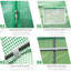 Serre de 15 pi x 6 pi x 7 pi, croissance des plantes avec une bonne ventilation, serre pour plantes: ventilation de plain-pied et cadre stable,