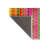 Multicolor Geometric Shape Stripe Patterned Creative Modern Decorative Rug-1715692324