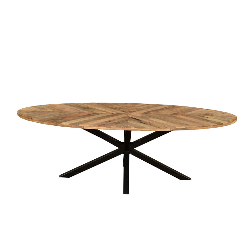 Oval, H76 x L240 x W100cm