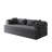 Boneless 78.7" Convertible Sleeper Sofa Bed - Chenille Folding Floor Couch With 4 Pillows & Side Storage Pocket-2018598849