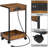 Yacout End Table and Built-In Outlets