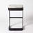 Upholstered Counter Stool with Metal Frame