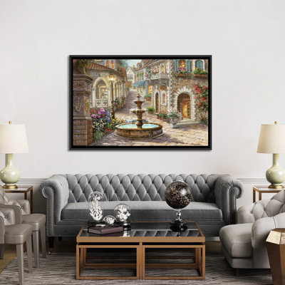 " Cobblestone Fountain " by Nicky Boehme