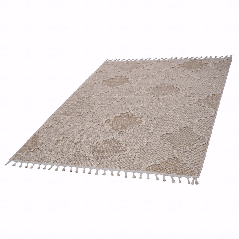Tapis intérieur / extérieur Trellis, Rectangle 4 pi x 6 pi 2 po