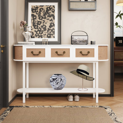 Bernardez 53" Oval Console Table