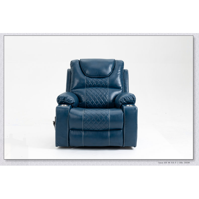 Fauteuil inclinable électrique surdimensionné avec revêtement en velours, pose à plat à 180 degrés et massage multifonctionnel pour un confort ultime