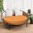 Decorative Indoor Outdoor Waterproof Round Cushion Cover, Patio Bar Stool UV Resistant Seat Cover-1126996946