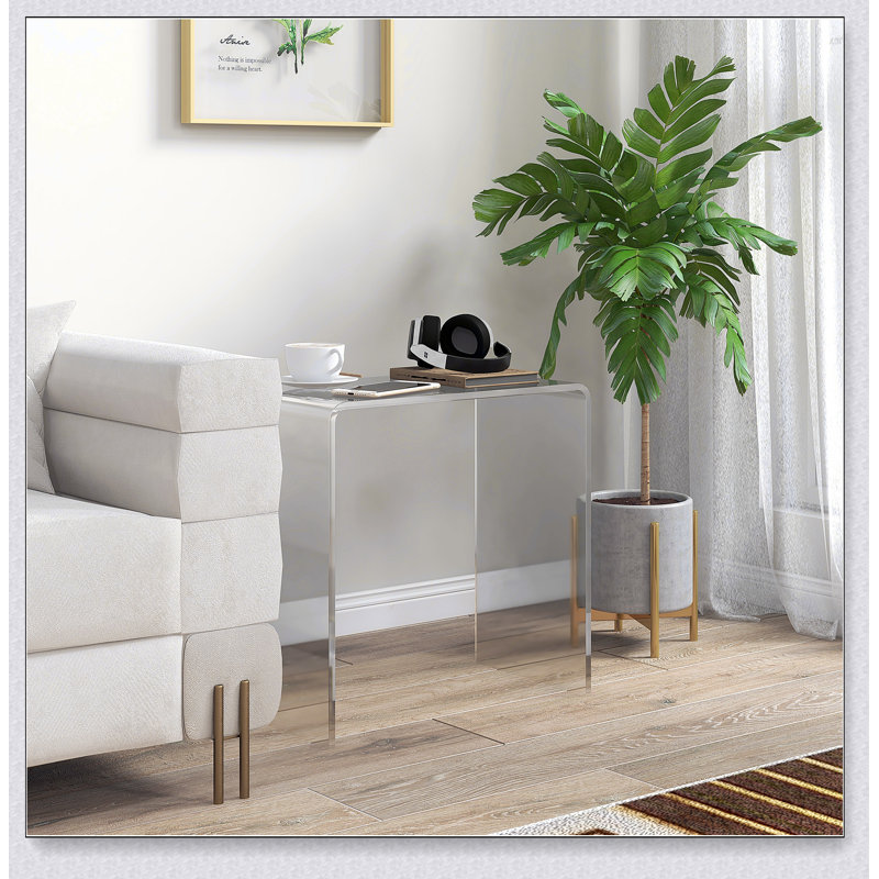 Rectangular Coffee Table with Manufactured Wood Table Topand Shelf