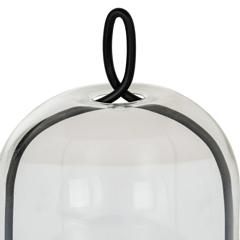Anhat Glass Candle Accessories, 25 cm H x 15 cm W x 15 cm D