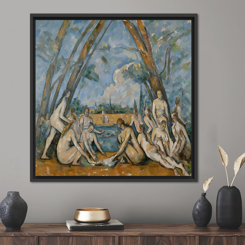 Print on Canvas, Black Floater Framed, 20 cm H x 20 cm W