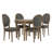Baril Upholstered Oval Back Side Wood Chair-954866528