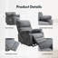 Massage inclinable électrique massage chenille-1266441226