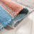 Gulbranson Striped Handmade Flatweave Cotton Area Rug in Gray/Blue/Orange-335683689