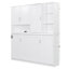 Lit escamotable mural avec armoire supérieure-783774079