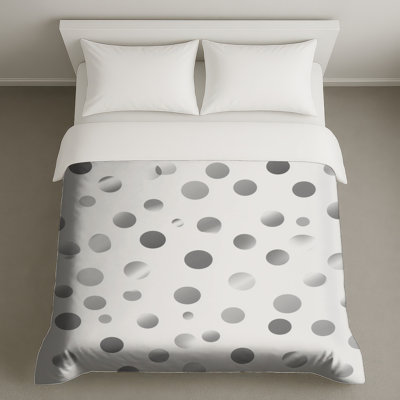 Housse de couette à pois moderne