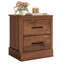 Ensemble de table de chevet 18,5 po avec 2 tiroirs et table de bout compacte-480788366