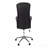 Office Chair, Swivel, Adjustable Height, Armrests, Ergonomic, Work, Black Leather Look, Chrome Metal, Contemporary, Modern