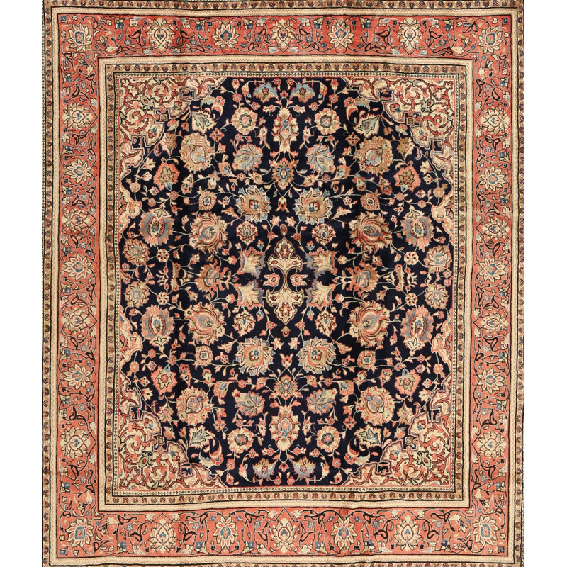 Tapis de surface beige en laine touffeté à la main Dario