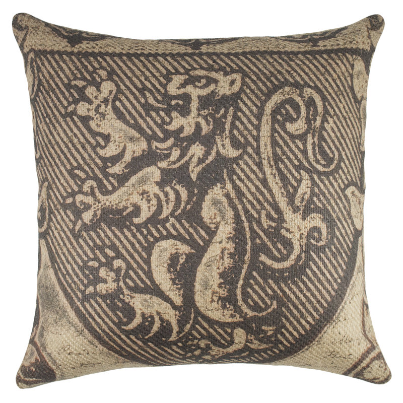 Jute / Sisal Reversible Throw Pillow