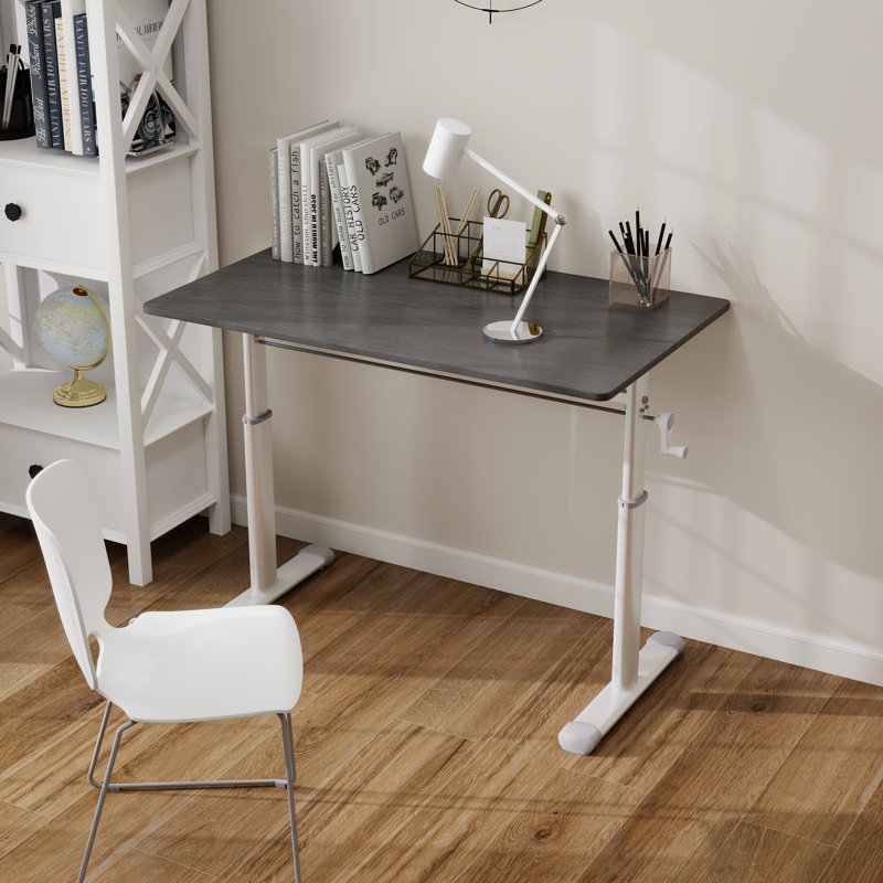 Bureau debout à hauteur ajustable Home Office, Gris