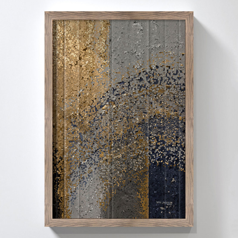 2 Jean 1: 6. «Love's True Journey» par Mark Lawrence, H 39,5 po x l 27,5 po x P 0,75 po, Acrylique encadré, Espresso