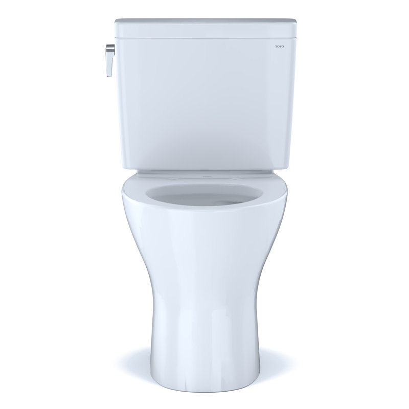 Drake® Dual-Flush Elongated Two-Piece Toilet, Cotton White, 10"