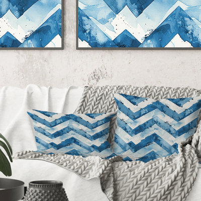 Chevron Charm II - Coussin lombaire à chevrons