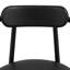 Scanden Wood Dining Chair With Genuine Leather Seat