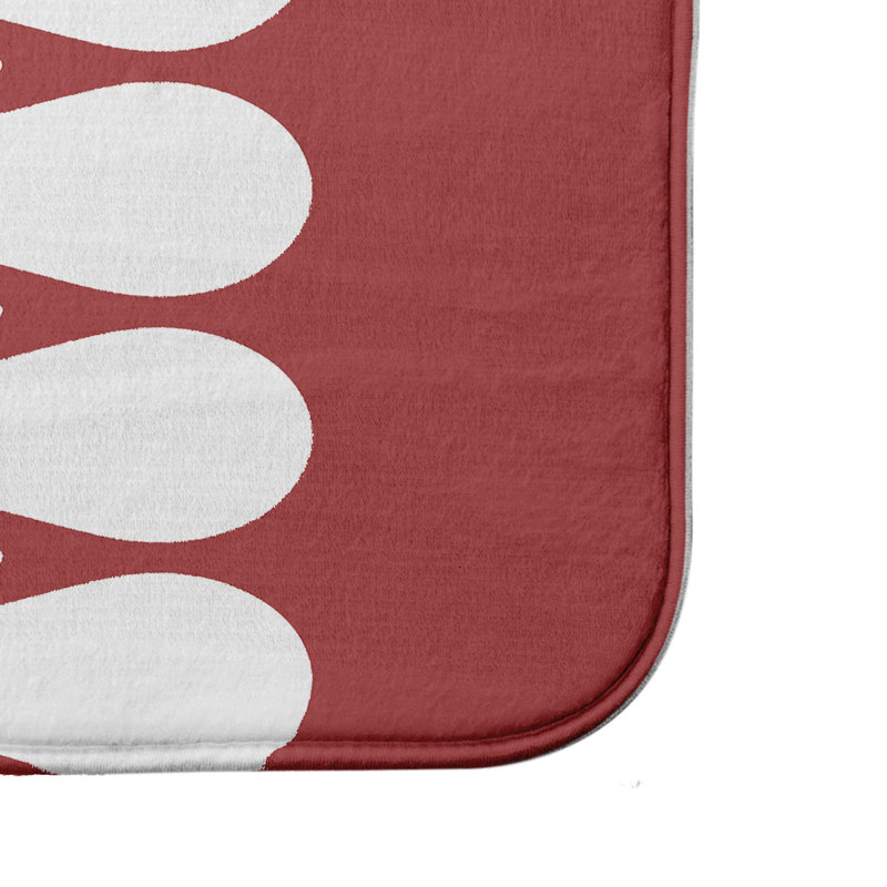 Tapis de bain Flemington, L 21 po x L 34 po, Orange