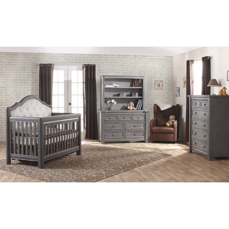 Avah 7 Drawer Double Dresser, Granite