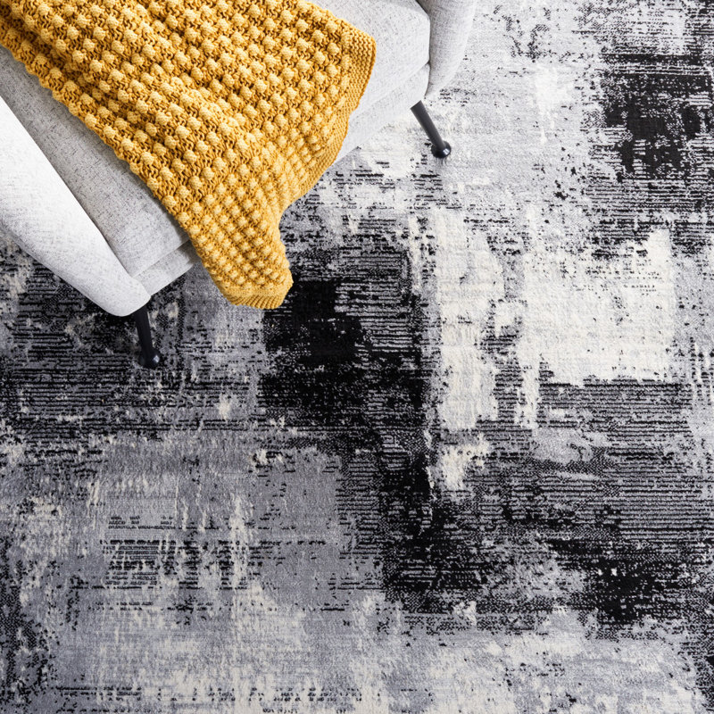 Jasper 100 Performance Abstract Rug, Runner 2' x 9'