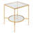 Lenzee Glass Top End Table