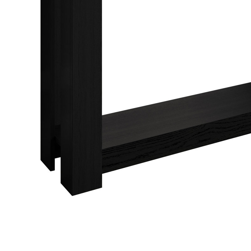 Console 48 po Dearborn, Noir