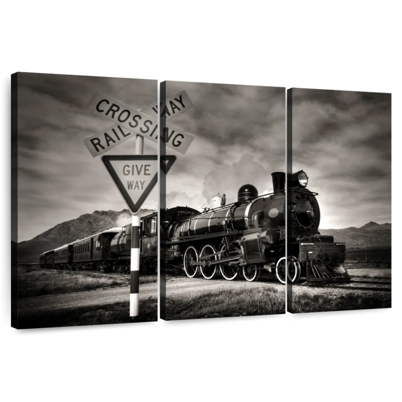Mehar Rail Crossing, 28" H x 45" W