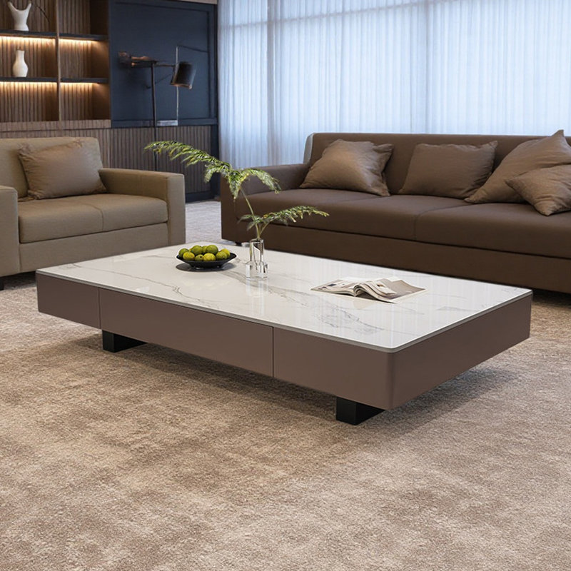 Table basse simple et moderne, 13,77 po H x 59 po L x 31,49 po po