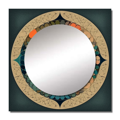 Rahiim - Geometric Square Living Room Wall Mirror Art