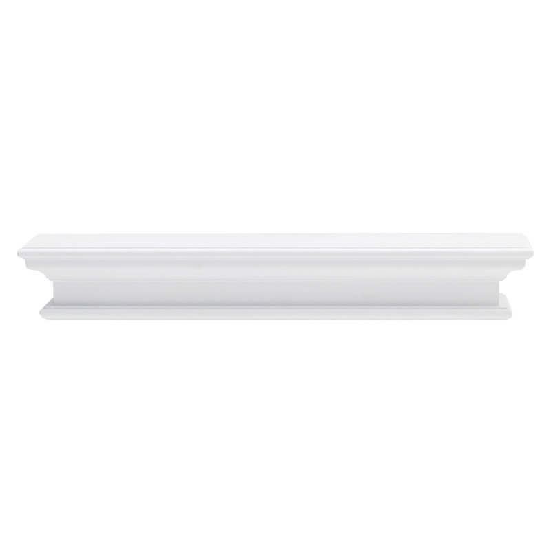Tablette flottante Desera, H 4,72 po x l 31,50 po x P 9,06 po, Blanc