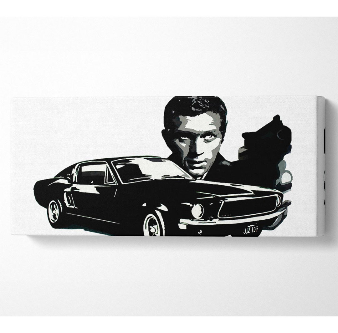 Steve Mcqueen Bullitt - Kunstdrucke auf Leinwand