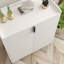 2 Door Wine Bar Cabinet With Rack And Adjustable Shelf, Modern Sideboard, White | Gift Idea-351978951
