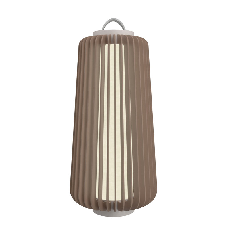 Stecche Di Legno Desk Table Lamp, American Walnut, 30.81" H x 14.04" W x 14.04" D