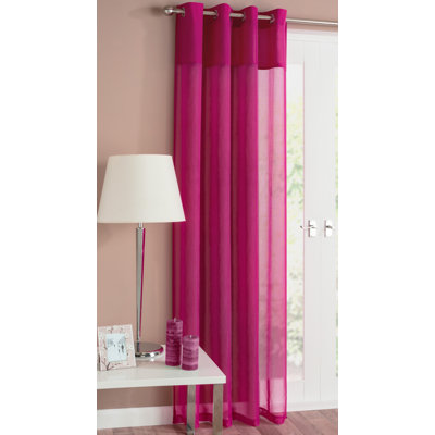 Temple Sheer Curtain Single Panel