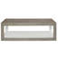 Oldham Floor Shelf Coffee Table with Storage