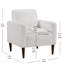 Chaise avec accoudoirs Caius