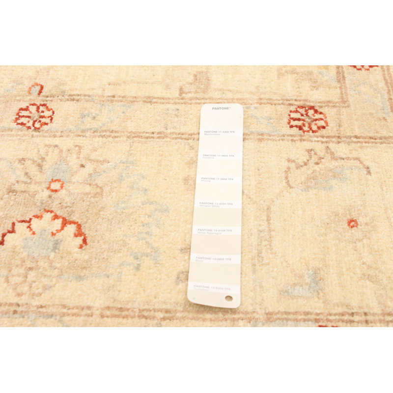 Tapis unique en laine noué à la main 6 pi 4 po x 9 pi 7 po nouvel âge Gwynith