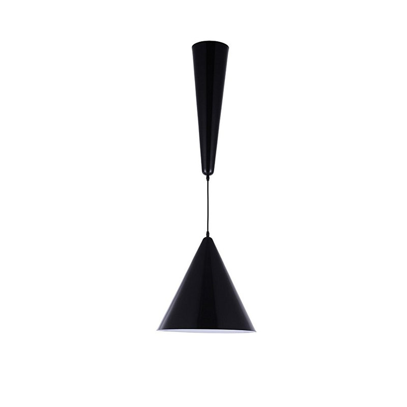 Luminaire suspendu 1 lumière à cône simple Whicker