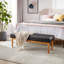 Banc de chambre en tissu