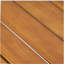 Table d'appoint d'extérieur en bois d'acacia 16 po, finition teck-209780669